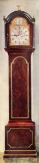 'Long-Case Clocks of the Eighteenth Century - Twelve-inch arch dial clock in Mahogany case', 1947. Creator: Unknown.