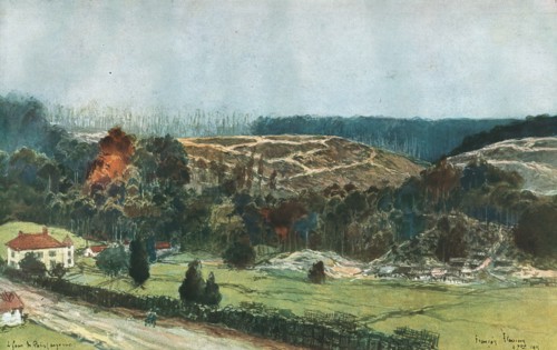 ''En Argonne; Le Four de Paris', 1915. Creator: Francois Flameng.