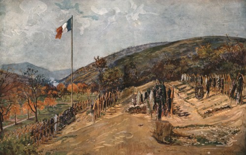 ''Le Cimetiere de Moosch', 1915. Creator: Charles-Jules Duvent.