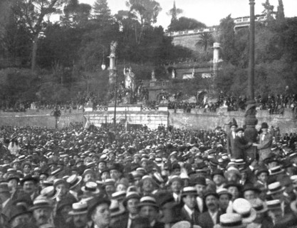 'A Rome: les manifestations de mai 1915', 1915. Creator: Unknown.