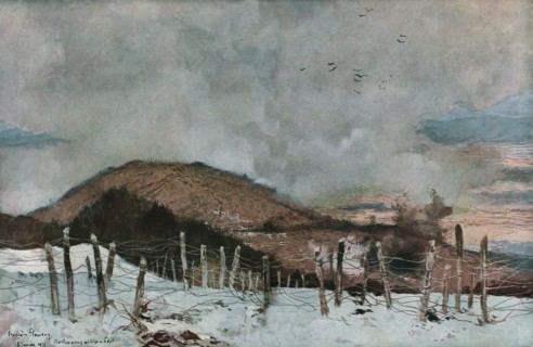 ''L'Hartmannswillerkopf', 1916 (1924) Creator: Francois Flameng.