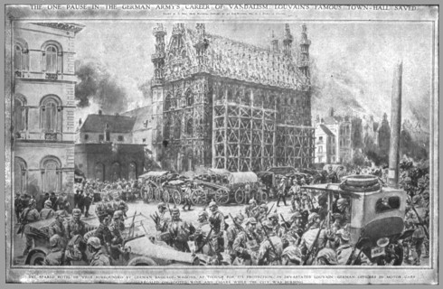 'L'Art de la Retouche; Double page publiee par "The Illustrated London News" le 12 Septembre 1914'. Creator: Unknown.