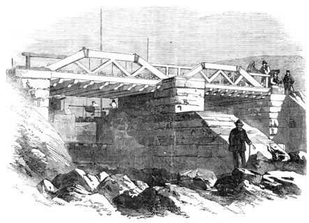 The Valparaiso and Santiago Railway - Bridge at Valparaiso, 1856.  Creator: Unknown.