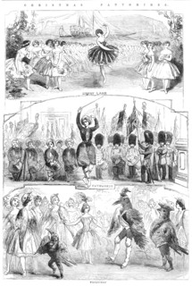 Christmas Pantomimes: Drury Lane; Haymarket; Princess', 1856.  Creator: Unknown.