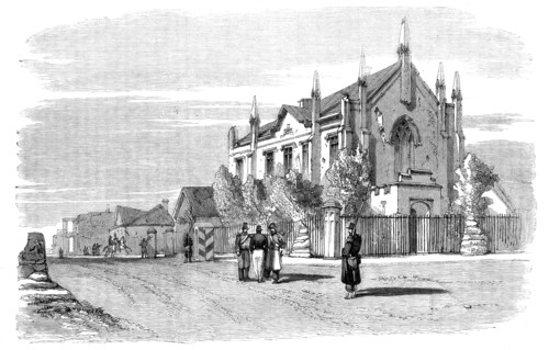 The "Maison Verte", Sebastopol - sketched by E. A. Goodall, 1856.  Creator: Edward Alfred Goodall.