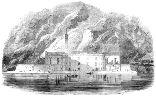 New Aqueduct at Trieste - the Machine Rooms, 1856.  Creator: Edmund Evans.