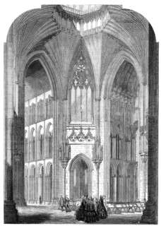 Ely Cathedral Restored - the Octagon, 1856.  Creator: J. & A.W..