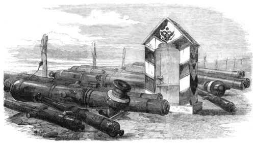 Hango Trophies at Woolwich Arsenal, 1856.  Creator: Unknown.