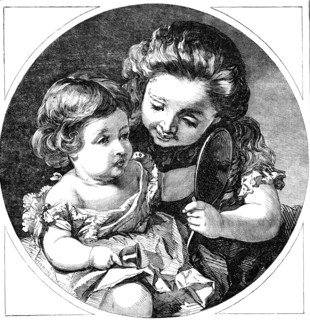 The Picture of Innocence - painted by Alfred Corbould - from the Exhibition of the British Institu Creator: Harvey Orrin Smith.