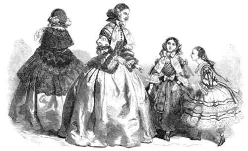 Paris Fashions for March, 1856.  Creator: Unknown.