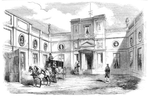 Residence of the Earl of Clarendon, at Paris, 1856.  Creator: Unknown.