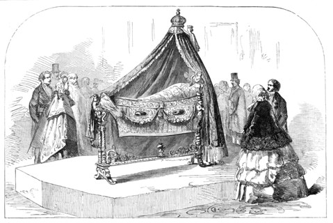 The Cradle for the Prince Imperial, 1856.  Creator: Unknown.