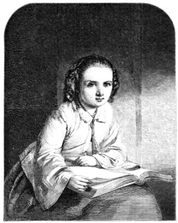 Little Gretchen - painted by M. Le Jeune, 1856.  Creator: Harvey Orrin Smith.
