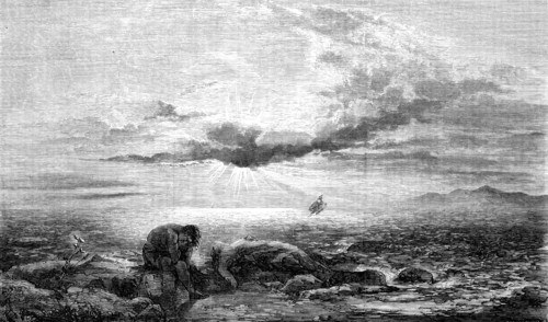 A Scene Suggested by the Death of Pompey - painted by T. Danby, 1856.  Creator: Harvey Orrin Smith.
