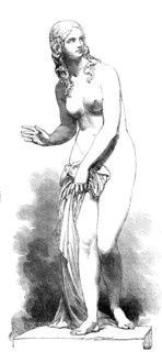 Statues for the Egyptian Hall in the Mansion House: "Leah - by P. MacDowell, R.A. , 1856.  Creator: Unknown.