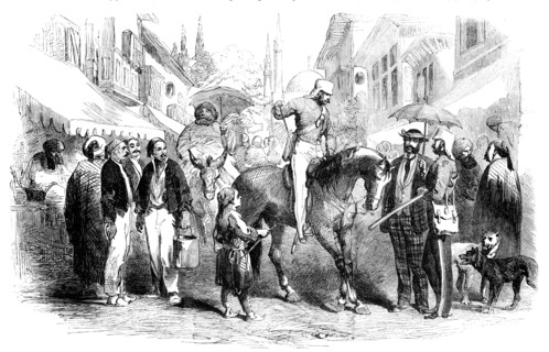 A Street at Constantinople, 1856.  Creator: Unknown.