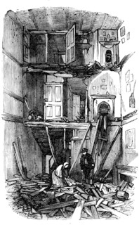 Scene of the Recent Accident at Cork, 1856.  Creator: Unknown.
