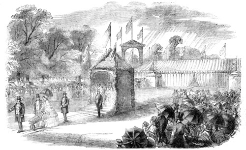 Commencement of the Salisbury and Yeovil Railway, 1856.  Creator: Unknown.