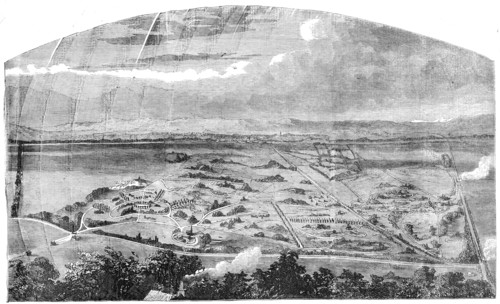 Great Cemetery at Woking - general view, 1856.  Creator: Unknown.