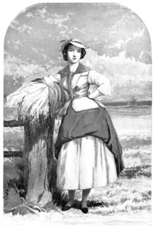 Beauties of England and Wales - "A Reaper", Worcestershire - by J. Absolon - exhibited in the New Wa Creator: Unknown.