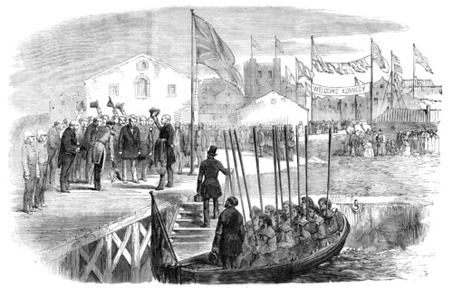 Reception of the New Governor (Kennedy) of Western Australia, 1856.  Creator: Unknown.
