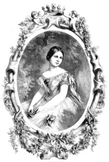 Her Royal Highness the Princess Royal of England - from a photograph by Mayall, 1856.  Creator: Unknown.