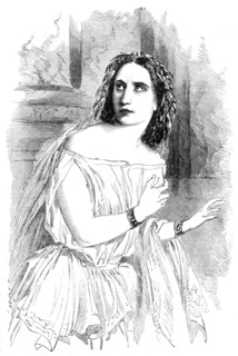 Madame Ristori, at the Lyceum Theatre, 1856.  Creator: Unknown.