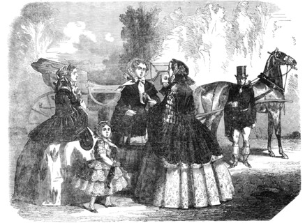 Paris Fashions for July, 1856.  Creator: Unknown.