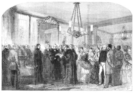 Reception of Major-General Sir William Fenwick Williams at Dover - the Reading of the Corporation Ad Creator: Unknown.