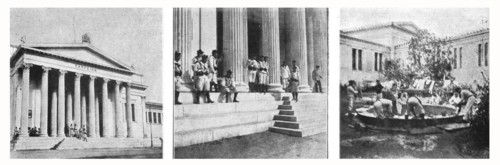 'Les evenements de Grece; A Athens: les marins francais de garde au Zappeion, palais...', 1916. Creator: Unknown.