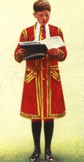 'One of the Children of H.M.'s Chapels Royal', 1937. Creator: Unknown.