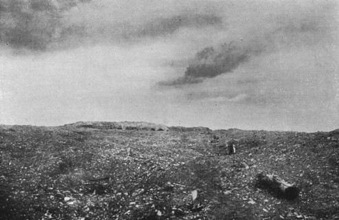 'Le Fort de Vaux, repris le 2 novembre; les abords du fort de Vaux par le Sud', 1916. Creator: Unknown.