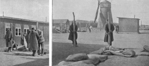 'Les prisonniers de guerre en allemagne; au camp de prisonniers de Sydow (Pomeranie)..., 1916. Creator: Unknown.