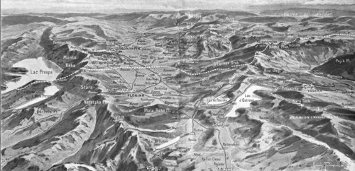'La plaine de Monastir et son Cadre de Montagnes', 1916. Creator: Unknown.