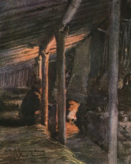 'Trois aquarelles du front; Villa Folle Eau-des Marais. En face de Bezanges..., 1916. Creator: Douy Pascault.