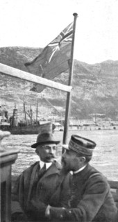 'La rencontre a Gibraltar, du general Lyautey, venant en France, et du general Gouraud..., 1916. Creator: A Terrier.