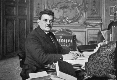 'Le nouveau ministre des Travaux publics, des Transports et du Ravitaillement, M.Herriot', 1916. Creator: Jean Clair-Guyot.