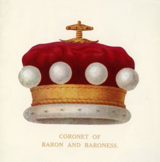 'Coronet of Baron and Baroness', c1911. Creator: Unknown.