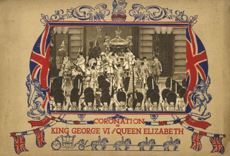 'The King and Queen Leaving Buckingham Palace', 1937. Creator: Photochrom Co Ltd of London.