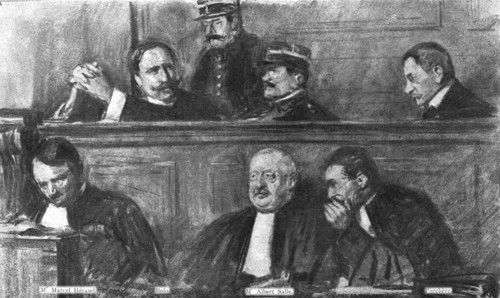 ''Le defaitisme et les grands proces; l'affaire Bolo: les accuses et leurs defenseurs a l'audience. Creator: Lucien Jonas.