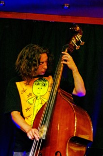 Jacob Gryn, Sultan Stevenson Trio, Verdict Jazz Club, Brighton, East Sussex, 6 Aug 2022. Creator: Brian O'Connor.