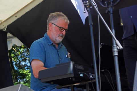 John Donaldson, Hexagonal, Battle Jazz Weekend, Battle, East Sussex, 24 July 2022. Creator: Brian O'Connor.