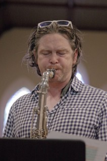 Alex Bondono, Alex Bondono’s Horace Silver Sextet, Jazz at St Andrews Church, Hove, July 2022. Creator: Brian O'Connor.