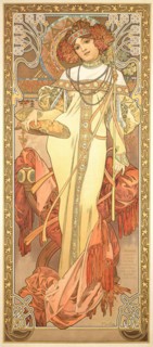 Les quatre saisons: L'Automne, 1900. Creator: Mucha, Alfons Marie (1860-1939).