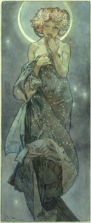 La Lune, 1902. Creator: Mucha, Alfons Marie (1860-1939).