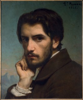 Self-portrait, 1855. Creator: Bonnat, Léon (1833-1922).