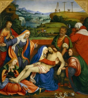 Lamentation over the Dead Christ, 1509. Creator: Solari (Solario), Andrea (1470-1524).