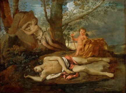Echo and Narcissus, ca 1627. Creator: Poussin, Nicolas (1594-1665).