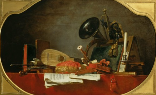 Attributes of Music, 1765. Creator: Chardin, Jean-Baptiste Siméon (1699-1779).