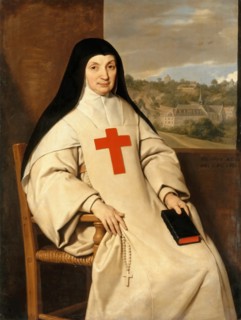 Portrait of Angélique Arnauld (1591-1661), Abbess of the Abbey of Port-Royal, 1654. Creator: Champaigne, Philippe, de (1602-1674).